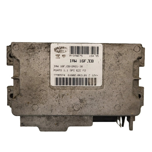 Fiat Punto 1.1 ECU / IAW 16F.EB / 7795574 / 61602.063.01 / MAGNETI MARELLI