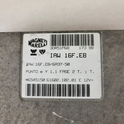 FIAT PUNTO LANCIA Y ECU / IAW 16F.EB / 46545150 / 61602.102.01 / MAGNETI MARELLI
