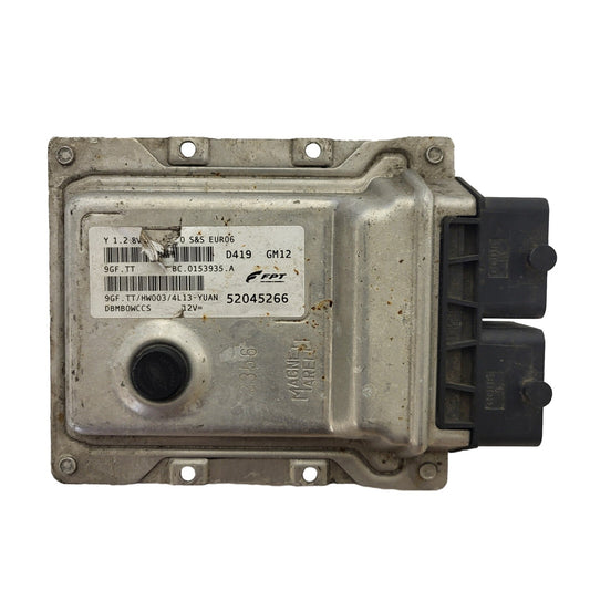 LANCIA Y 1.2 8V ECU / 52045266 / 9GF.TT / HW003 / EURO6 / FPT