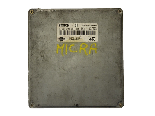 NISSAN MICRA ECU / 0261203984/ 23710  0U400 / 74B00-0U400 / 4R  / BOSCH