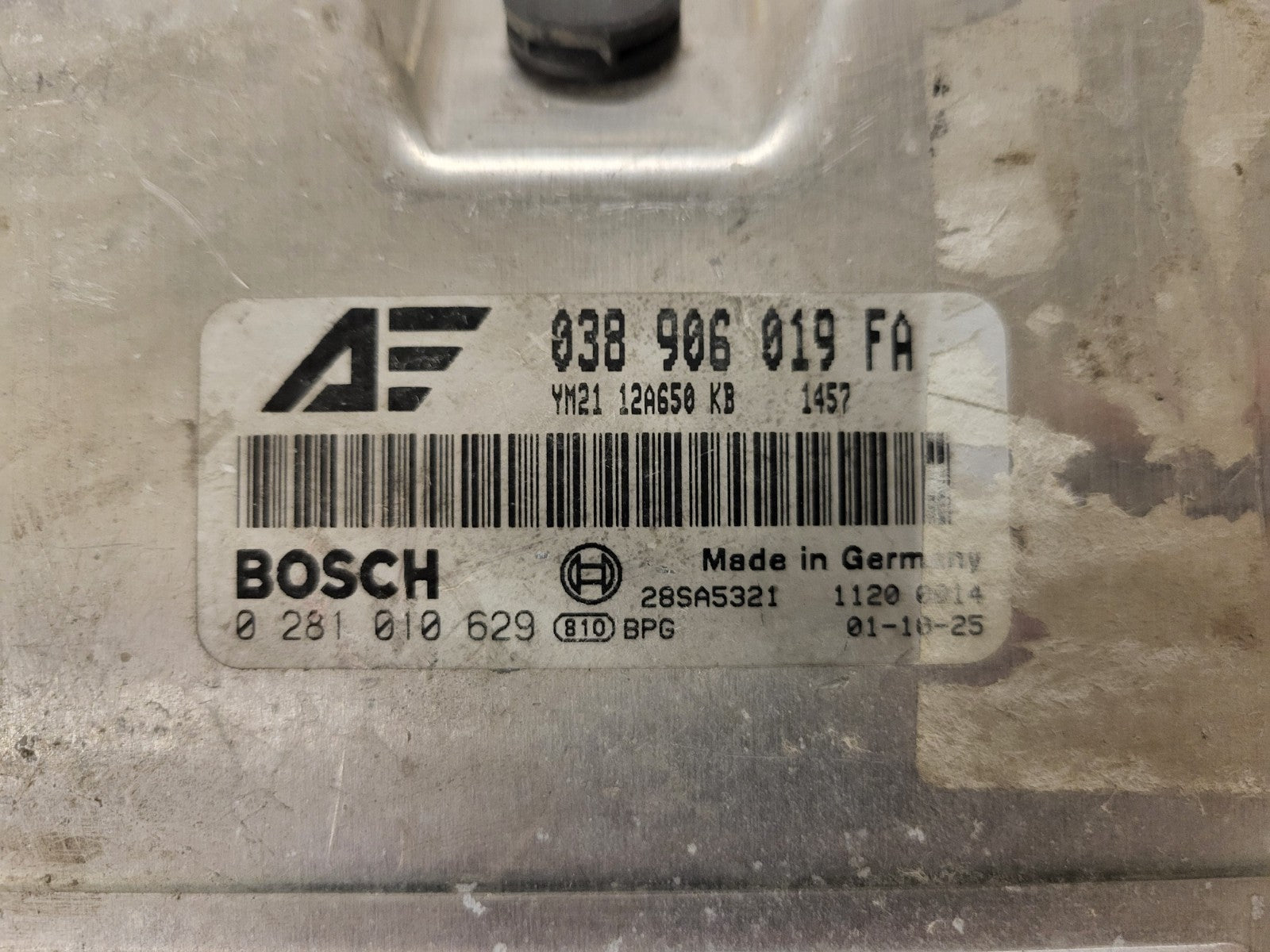 FORD GALAXY ECU / 038906019FA / 0281010629 / EDC15P+ / BOSCH