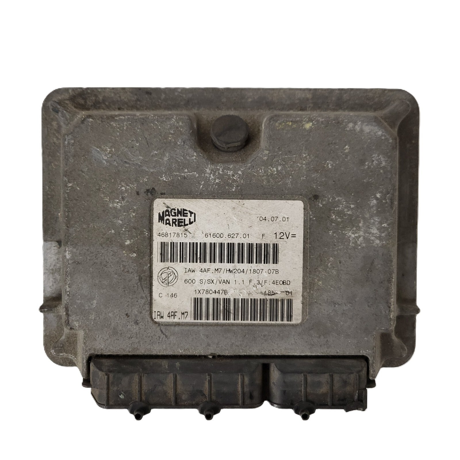 Fiat 600 ECU / IAW 4AF.M7 / 46817815 / HW204 / MAGNETI MARELLI