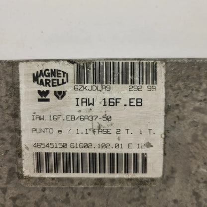 FIAT PUNTO LANCIA Y ECU / IAW 16F.EB / 46545150 / 61602.102.01 / MAGNETI MARELLI