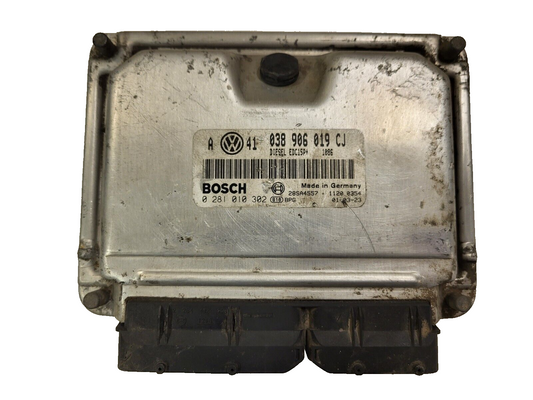 VW GOLF VAG ECU / 038906019CJ / 0281010302 / EDC15P+ / 28SA4557 / 038906019