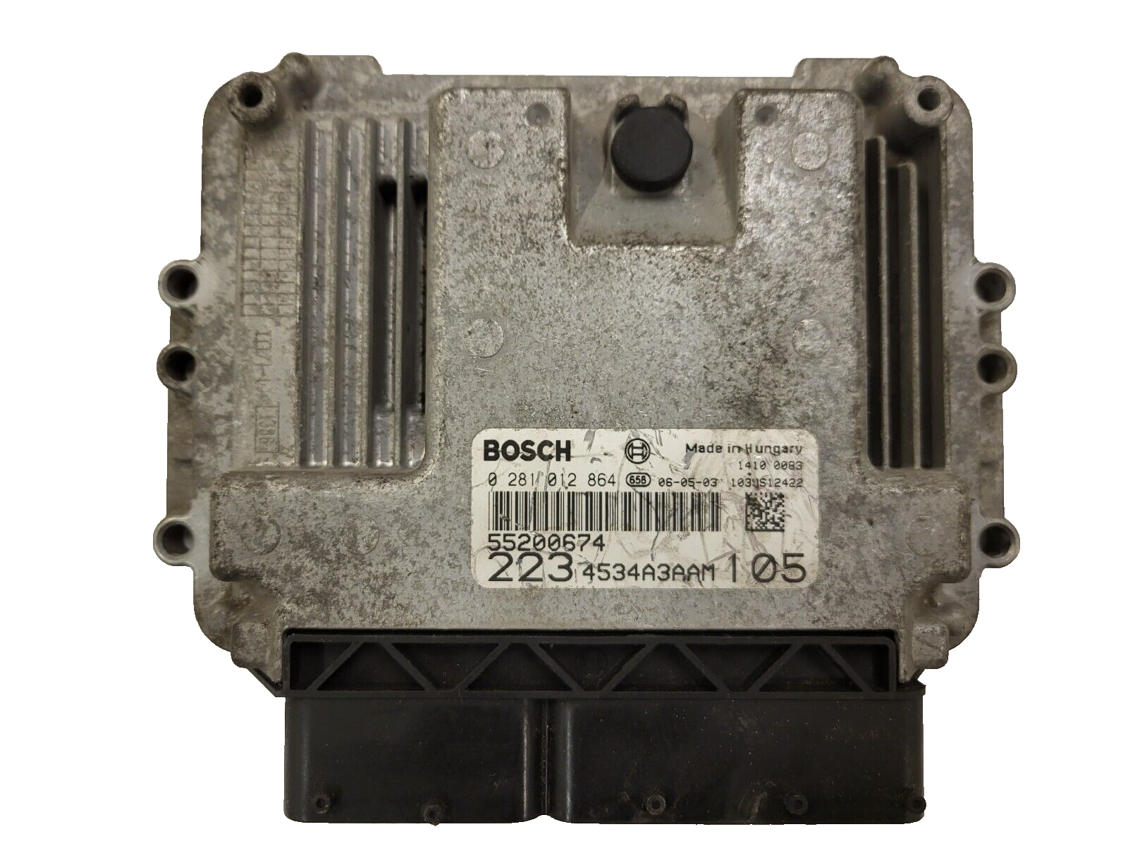 FIAT DOBLO ECU / 0281012864 / 55200674 / 2234534A3AAM / BOSCH