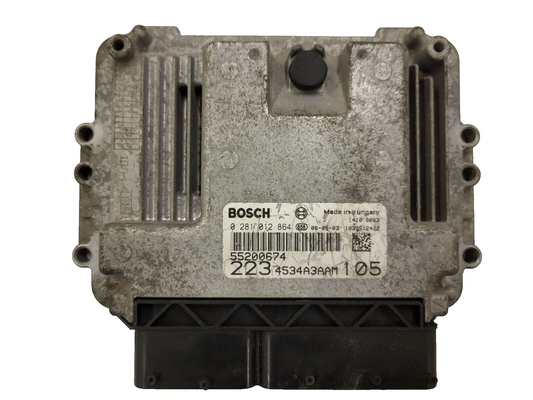FIAT DOBLO ECU / 0281012864 / 55200674 / 2234534A3AAM / BOSCH