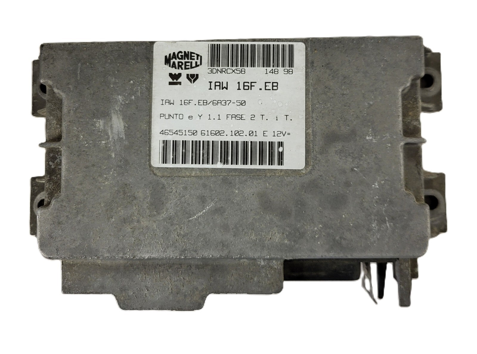 FIAT PUNTO LANCIA Y ECU / IAW 16F.EB / 46545150 / 61602.102.01 / MAGNETI MARELLI