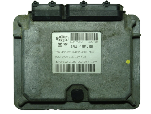 FIAT MULTIPLA 1.6 16V ECU / IAW 49F.B2 / 46737132 / HW002 / 61600.360.04 