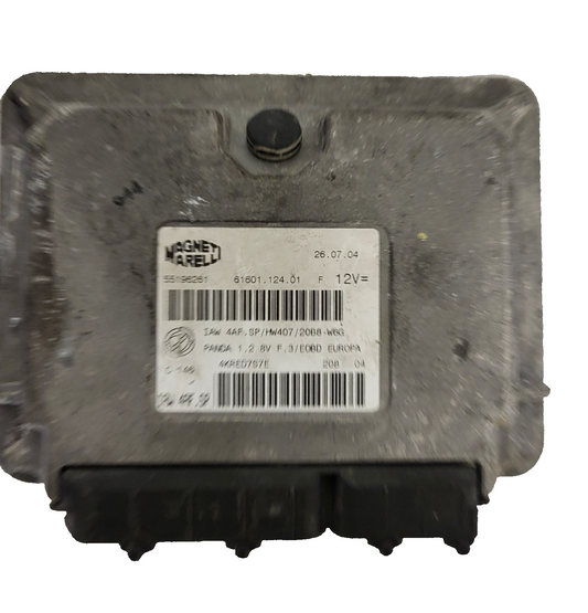 FIAT PANDA 1.2 ECU / 55196261 / IAW 4AF.SP / HW407 / MAGNETI MARELLI
