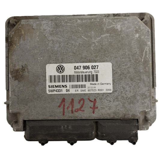 VW LUPO SEAT AROSA ECU / 047906027 / 5WP4331 04 / SIEMENS