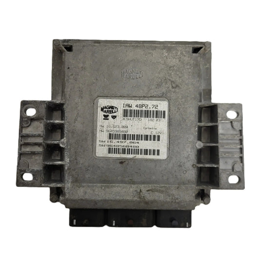 PEUGEOT CITROEN ECU / IAW 48P2.72 / SW 9647714780 / HW 9645989480 / MAGNETI MARE