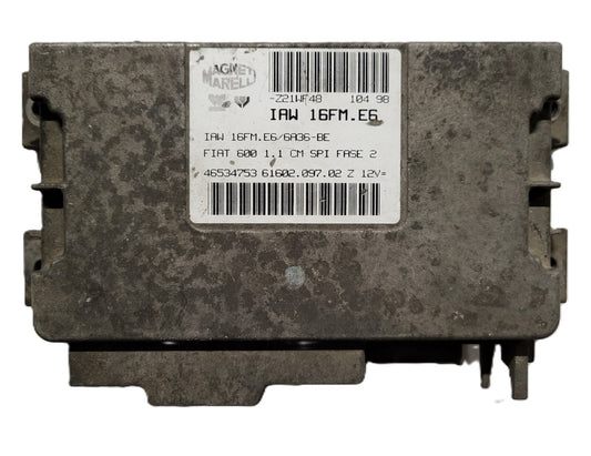 Fiat 600 1.1 ECU / IAW 16FM.E6 / 46534753 / 6162.097.02 /MAGNETI  MARELLI