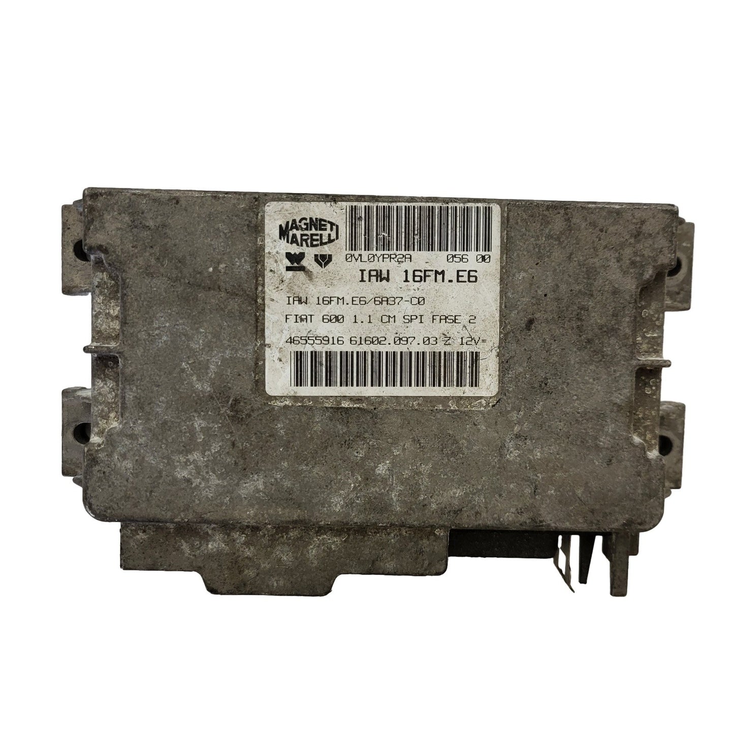 FIAT 600 1.1 ECU / IAW 16FM.E6 / 46555916 / 61602.097.03 / MAGNETI MARELLI
