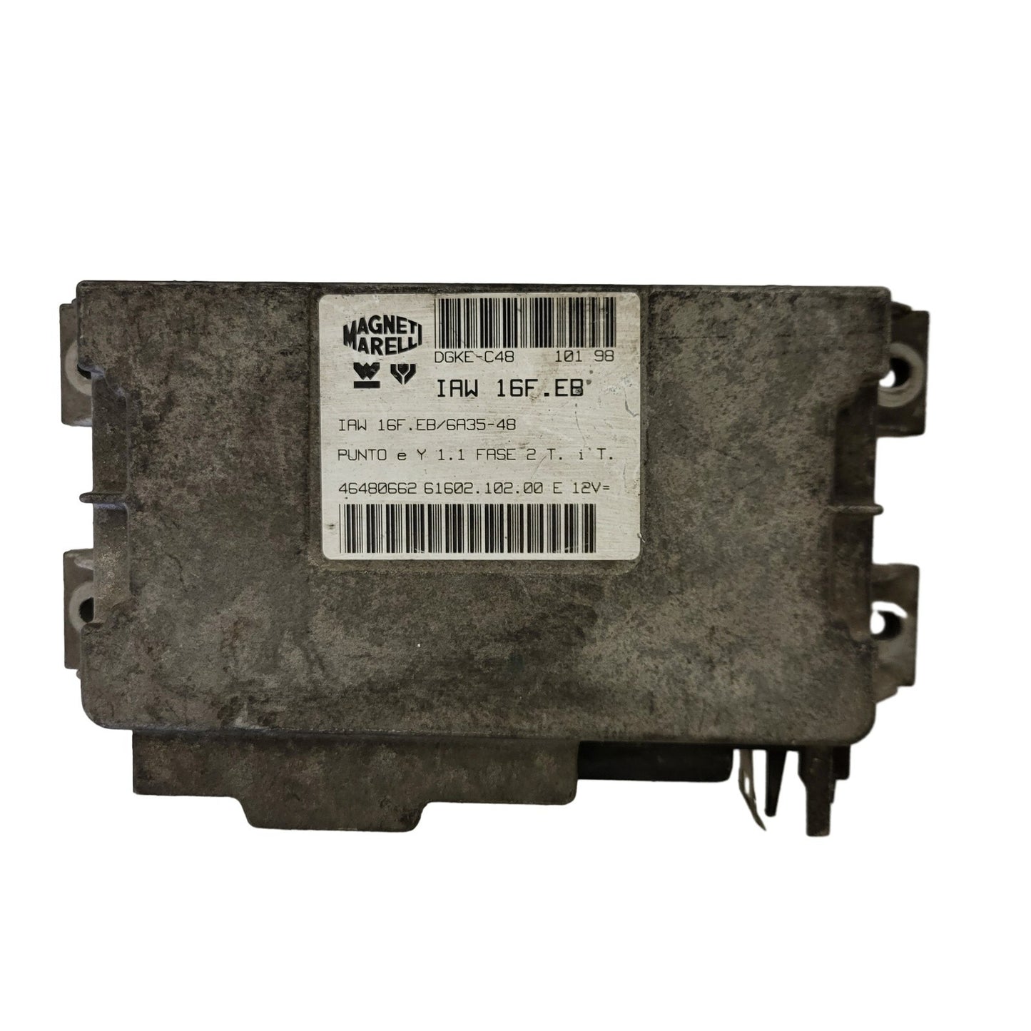 FIAT PUNTO LANCIA Y 1.1 ECU / IAW 16F.EB / 46480662 /  61602.102.00 / MAGNETI MA