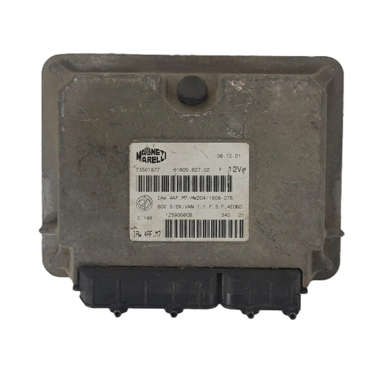 Fiat 600 ECU / IAW 4AF.M7 / 73501877 / HW204 / MAGNETI MARELLI