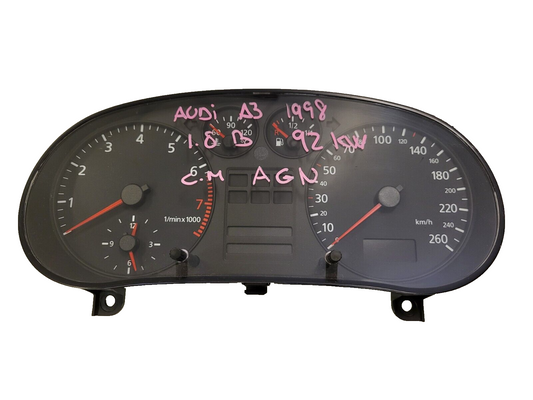 AUDI A3 BENINA QUADRO STRUMENTI CONTACHILOMETRI 8L0919860C 110008778/006