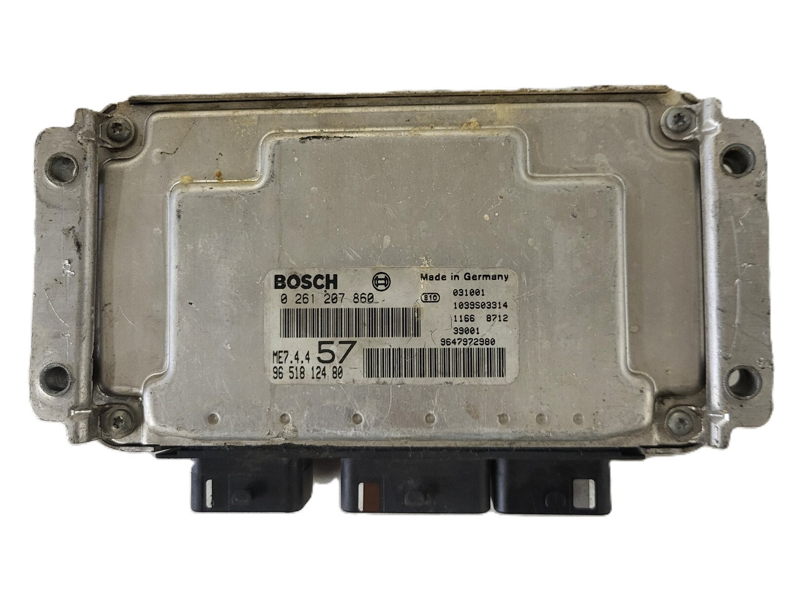 Peugeot Citroen ECU / 0261207860 / 9651812480 / 9647972980 / 1039S03314 / BOSCH
