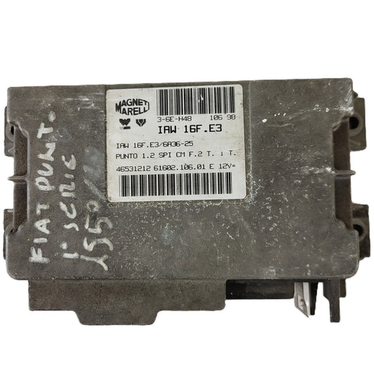 FIAT PUNTO 1.2 ECU / 16F.E3 / 46531212 / 61602.106.01 / MAGNETI MARELLI