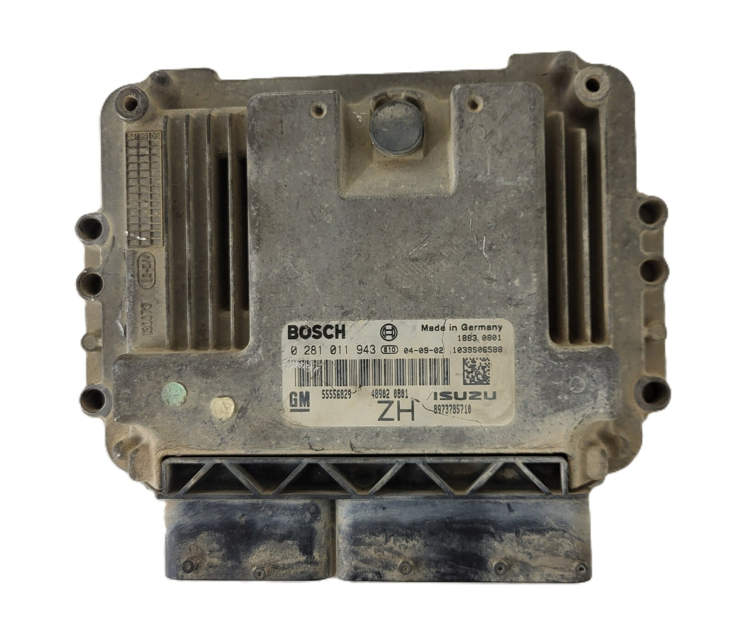 Opel Astra H ECU / 0281011943 / 55556829 / 1039S08853 / BOSCH