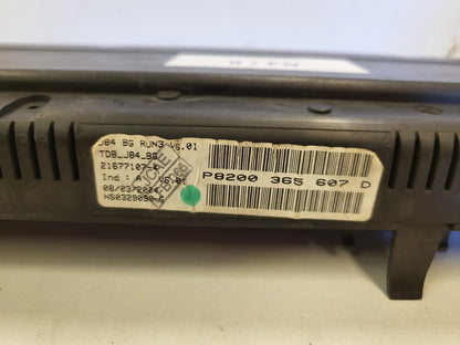 RENAULT SCENIC QUADRO STRUMENTI CONTACHILOMETRI P8200365607D / 21677107-4