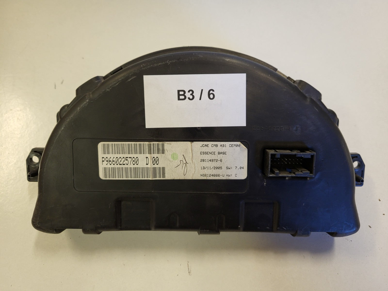 CITROEN C3 BENZINA QUADRO STRUMENTI CONTACHILOMETRI P9660225780
