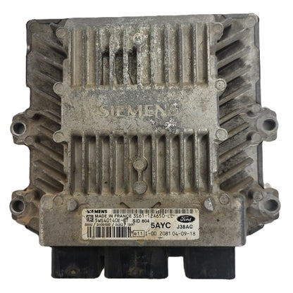 FORD FIESTA ECU / 3S61-12A650-LC / 5WS40140E-T / 5AYC / SID804 / J38A SIEMENS