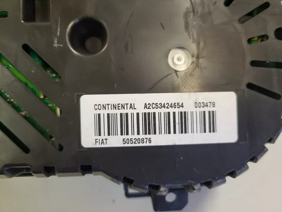 ALFA MITO BENZINA 50520876  QUADRO STRUMENTI CONTACHILOMETRI TACHIMETRO