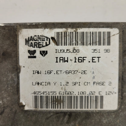 LANCIA Y 1.2 ECU / IAW 16F.ET / 46545155 /61602.108.02 / MAGNETI MARELLI
