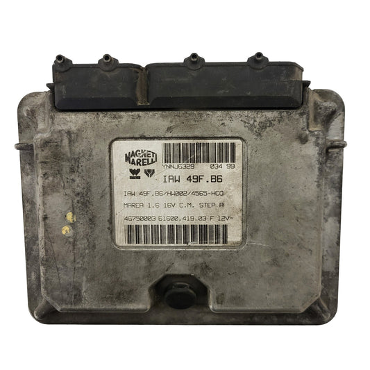 FIAT MAREA ECU / IAW 49F.B6 / 46750003 / HW002 / 61600.419.03 / MAGNETI MARELLI
