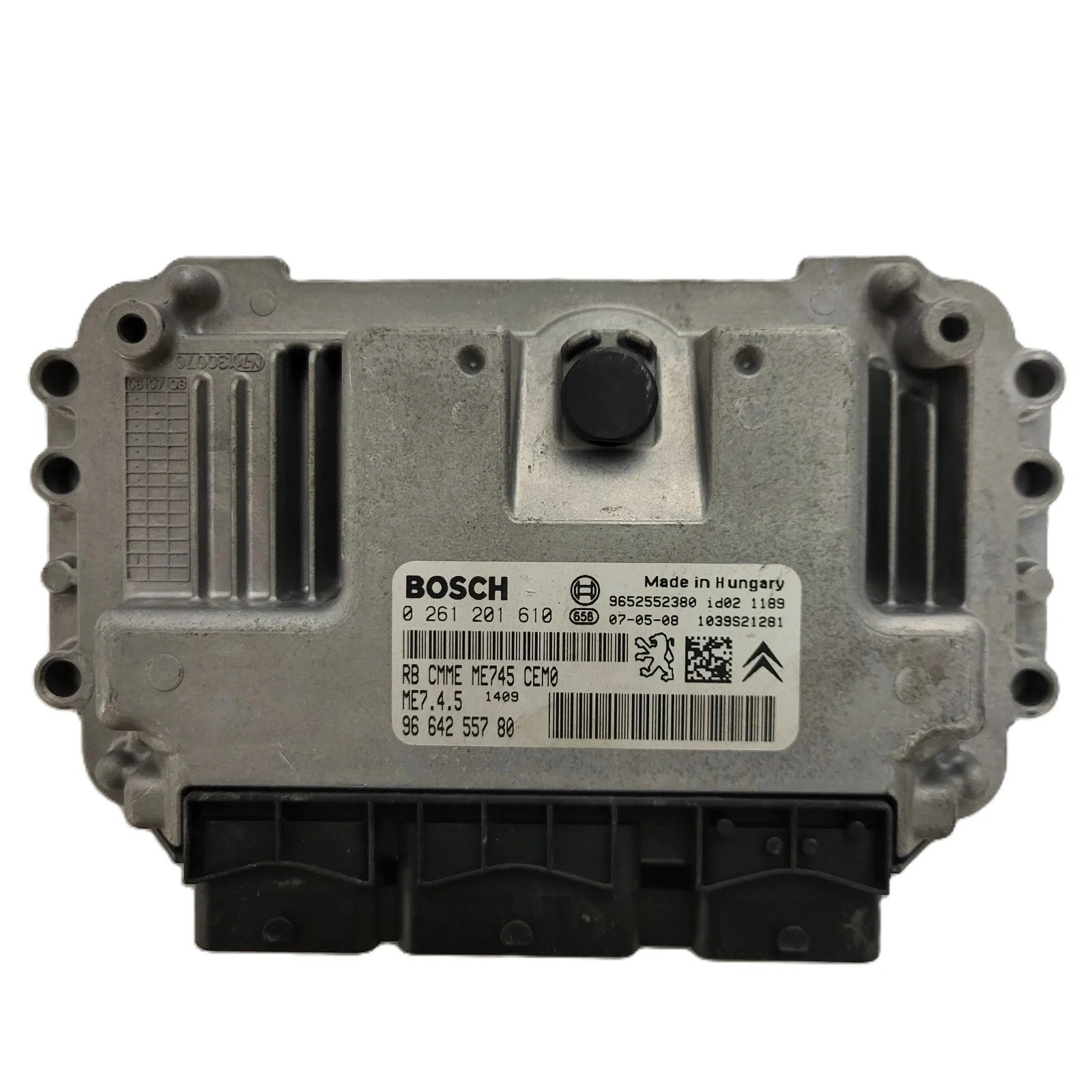 PEUGEOT ECU / 0261201610 / ME7.4.5 / 9664255780 / 9652552380 / BOSCH