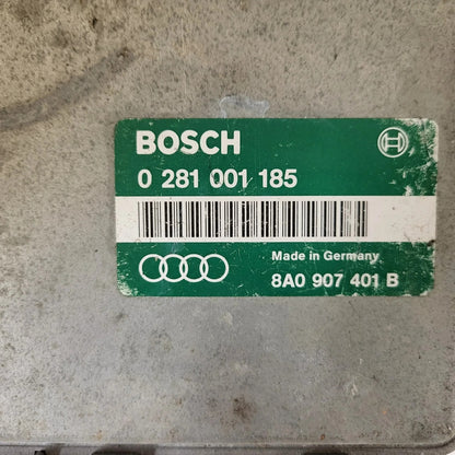Audi 80 ECU / 0281001185 / 8A090741B / BOSCH