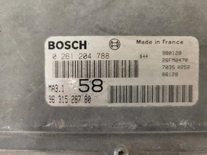 Peugeot Citroen ECU / 0261204788 / 9631528780 / BOSCH
