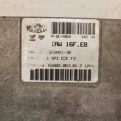 Fiat Punto 1.1 ECU / IAW 16F.EB / 7795574 / 61602.063.01 / MAGNETI MARELLI