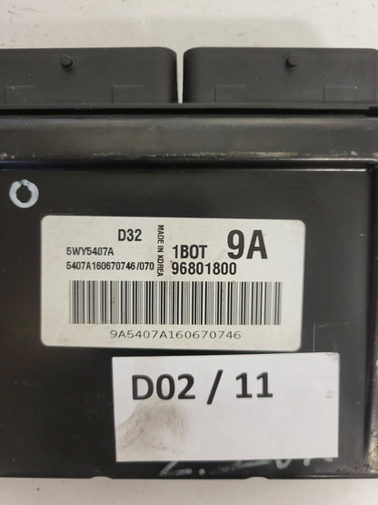 CHEVROLET MATIZ ECU / 96801800 / 5WY5407A / 1BOT / 9A / D32