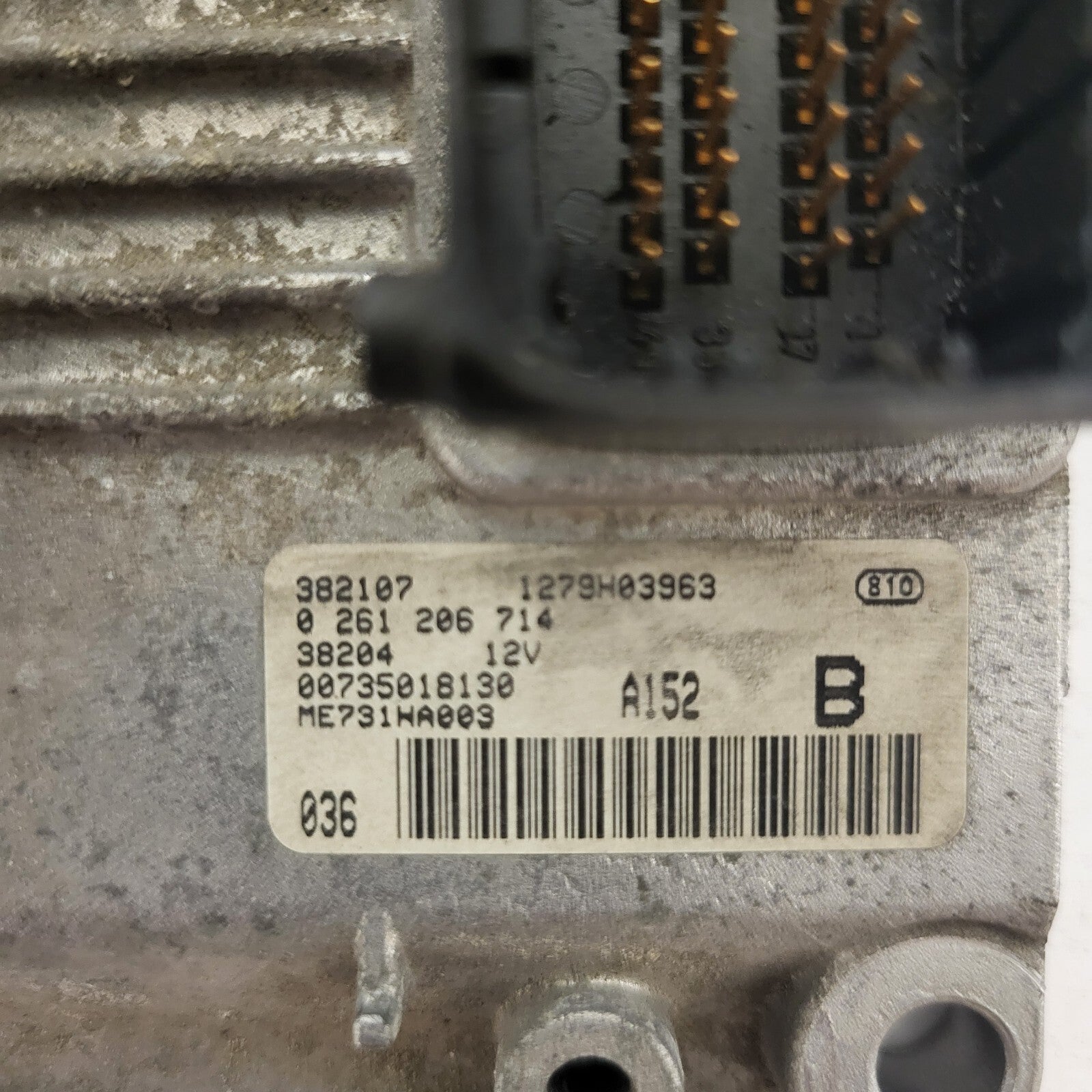 ALFA ROMEO 147 ECU / 0261206714 / 00735018130 / ME731 / ME731HA003 / BOSCH