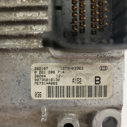 ALFA ROMEO 147 ECU / 0261206714 / 00735018130 / ME731 / ME731HA003 / BOSCH