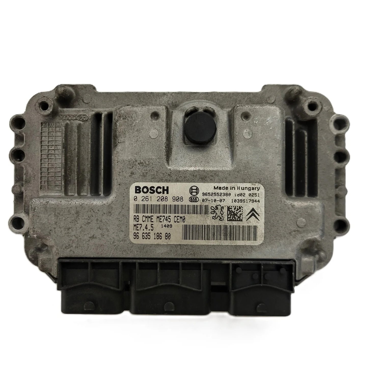 CITROEN PEUGEOT ECU / 0261208908 / ME7.4.5 / 9663518680 / 9652552380 / ME745 / B
