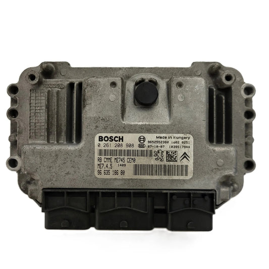 CITROEN PEUGEOT ECU / 0261208908 / ME7.4.5 / 9663518680 / 9652552380 / ME745 / B