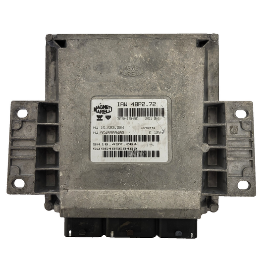PEUGEOT CITROEN ECU / IAW 48P2.72 / SW 9648568480 / HW 9645989480
