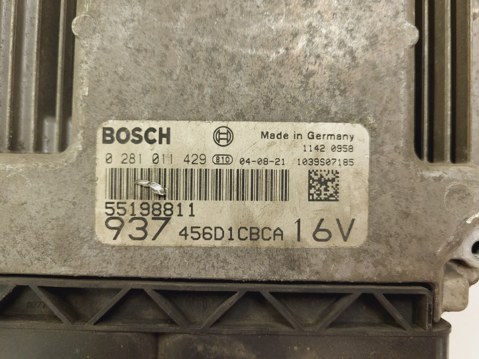 ALFA ROMEO ECU / 0281011429 / 55198811 / BOSCH