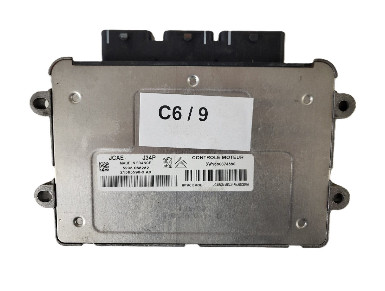 PEUGEOT CITROEN ECU / J34P / 21585598-3 / SW9660374680 / HW9651696680 VALEO