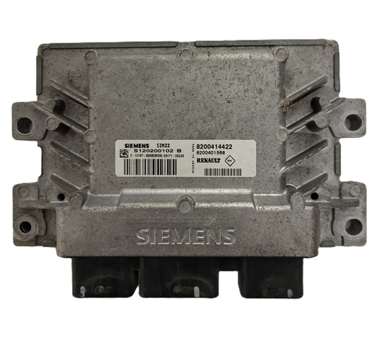 RENAULT MODUS ECU / S120200102 / S120200102B / SIM 32 / 8200414422 / 8200401568 