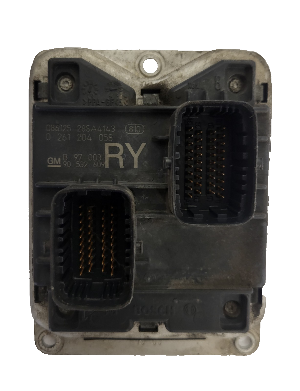 Opel Corsa 1.0 ECU / 0261204058 / 90532609 / RY / BOSCH