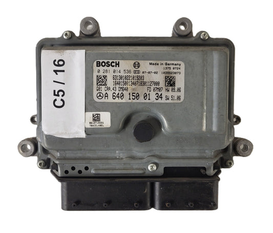 MERCEDES A W169 ECU / 0281014536 / A6401500134 / CRA.43 / OM640 / BOSCH