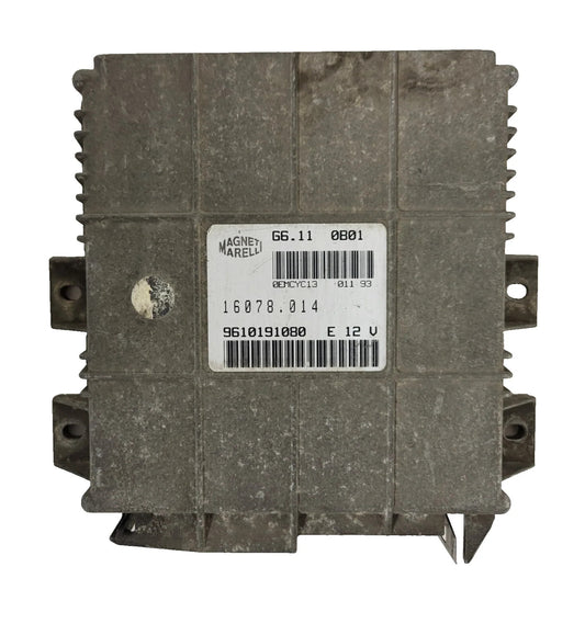 Citroen Peugeot PSA ECU / G6.11 / 16078.014 / 9610191080 / MAGNETI MARELLI