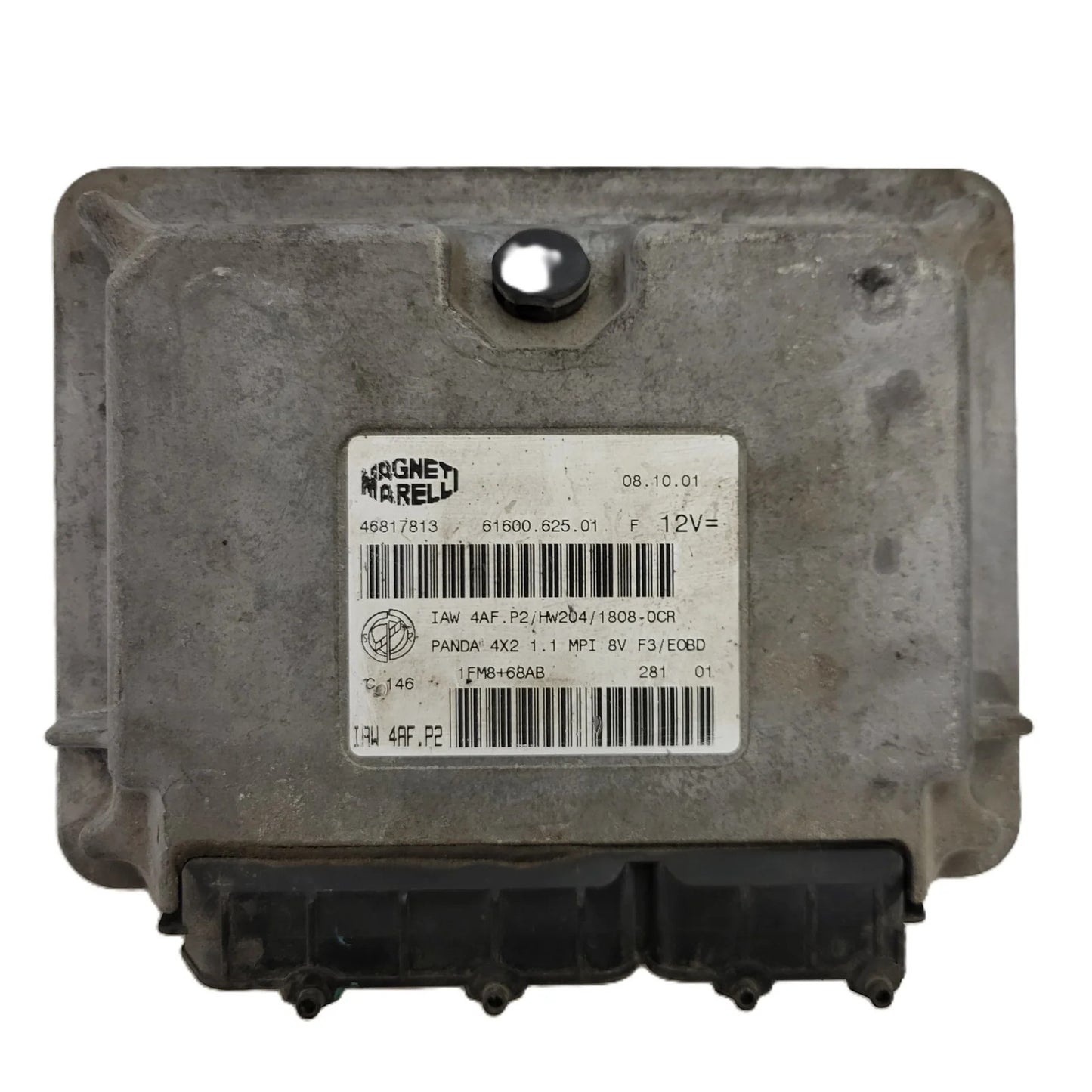 FIAT PANDA 1.1 ECU / 46817813 / IAW 4AF.P2 / 61600.625.01 / MAGNETI MARELLI