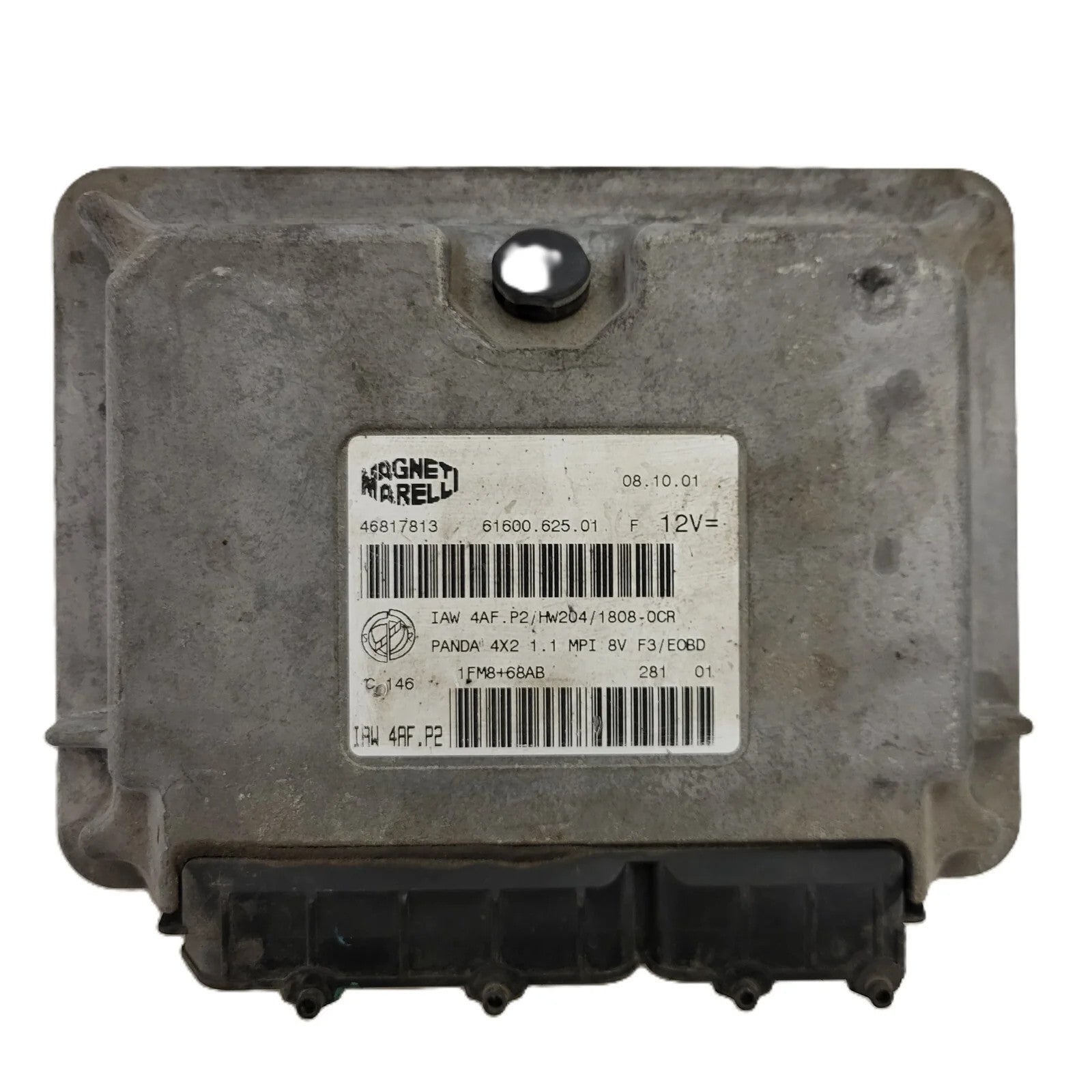 FIAT PANDA 1.1 ECU / 46817813 / IAW 4AF.P2 / 61600.625.01 / MAGNETI MARELLI