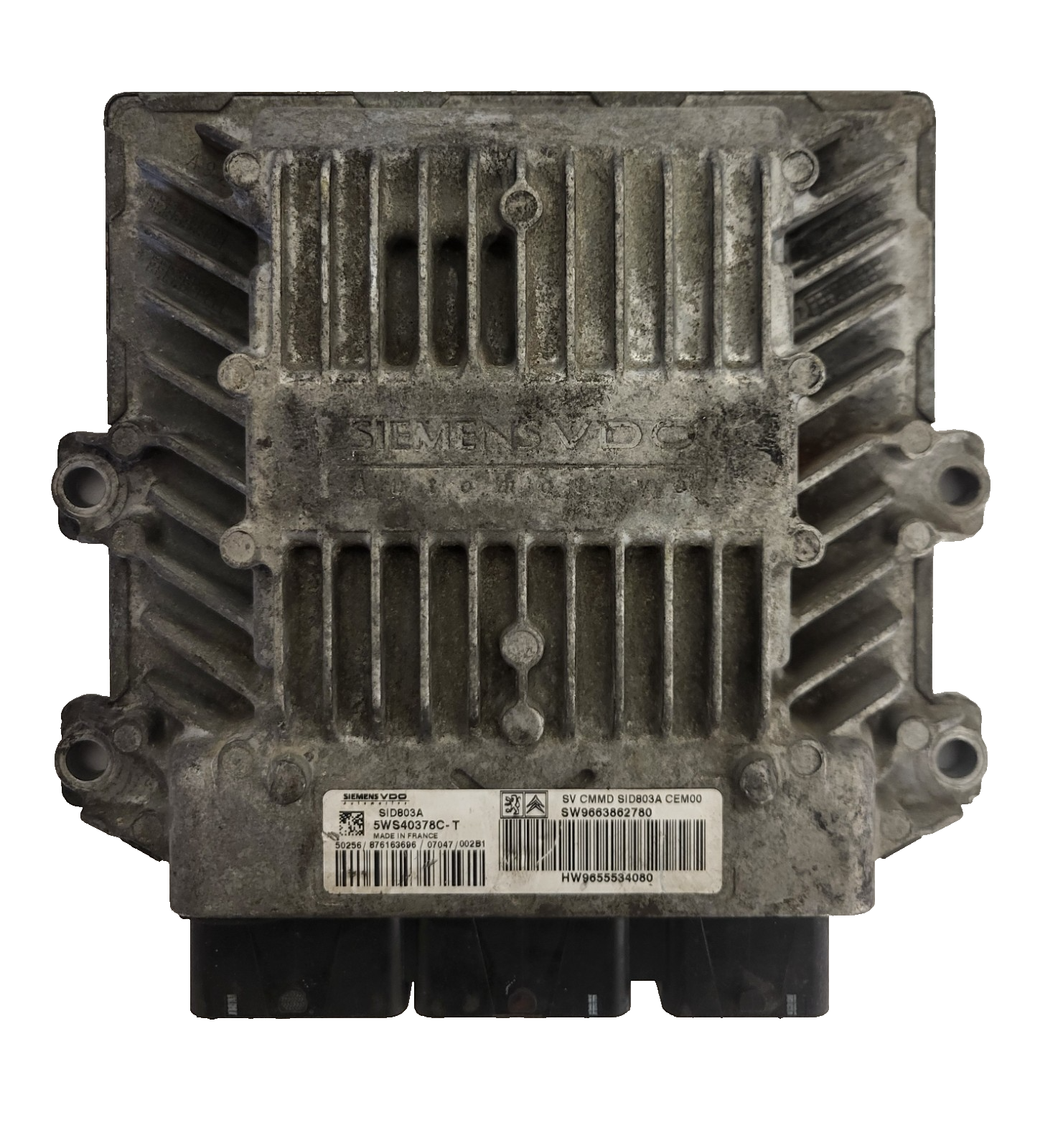 FIAT SCUDO EXPERT JUMPY ECU / 5WS40378C-T SW9663862780 HW9655534080 SID803A