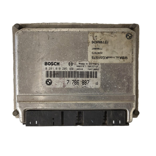 BMW E46 ECU / 0281010205 / 7786887 / 7786926 / BOSCH