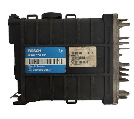 VW VOLKSWAGEN POLO 1.0 ECU / 0261200253 / 030906026A / BOSCH 
